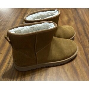 Koolaburra Tan Ankle Boots